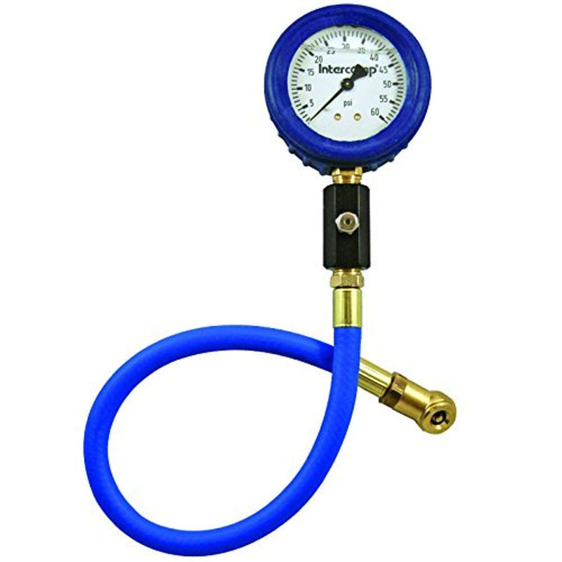 Intercomp (360067) 2.5" 0-60 PSI Liquid Filled Deluxe Air Pressure Gauge