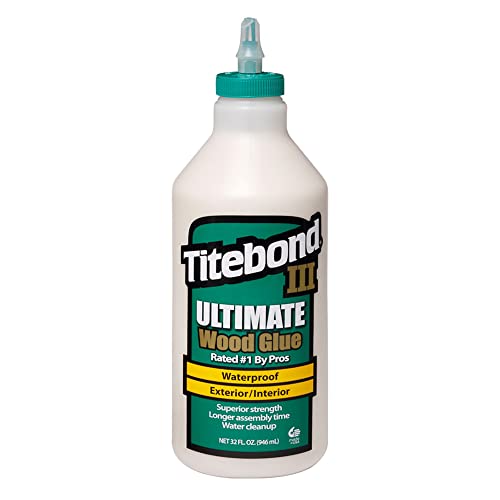 Titebond Iii Ultimate Wood Glue, Quart 32 Fluid Ounce