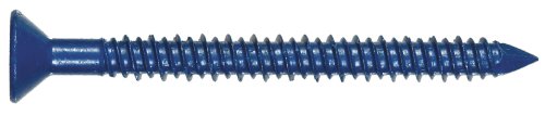 The Hillman Group 375308 Flat Head Phillips Tapper Concrete Screw Anchor, 1/4 x 1-3/4-Inch, 100-Pack
