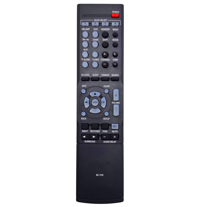 INTECHING RC-1170 AV Receiver Remote Control for Denon AVR-1513, AVR-E200, AVR-X500, DHT-1513BA