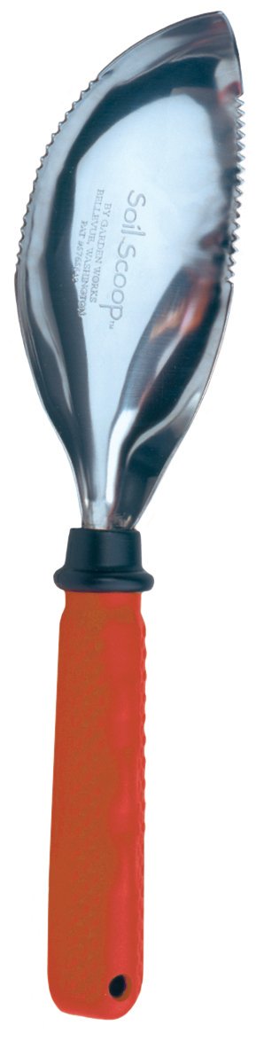 Garden Works The Original Soil Scoop™ Comfort Grip Handle Red
