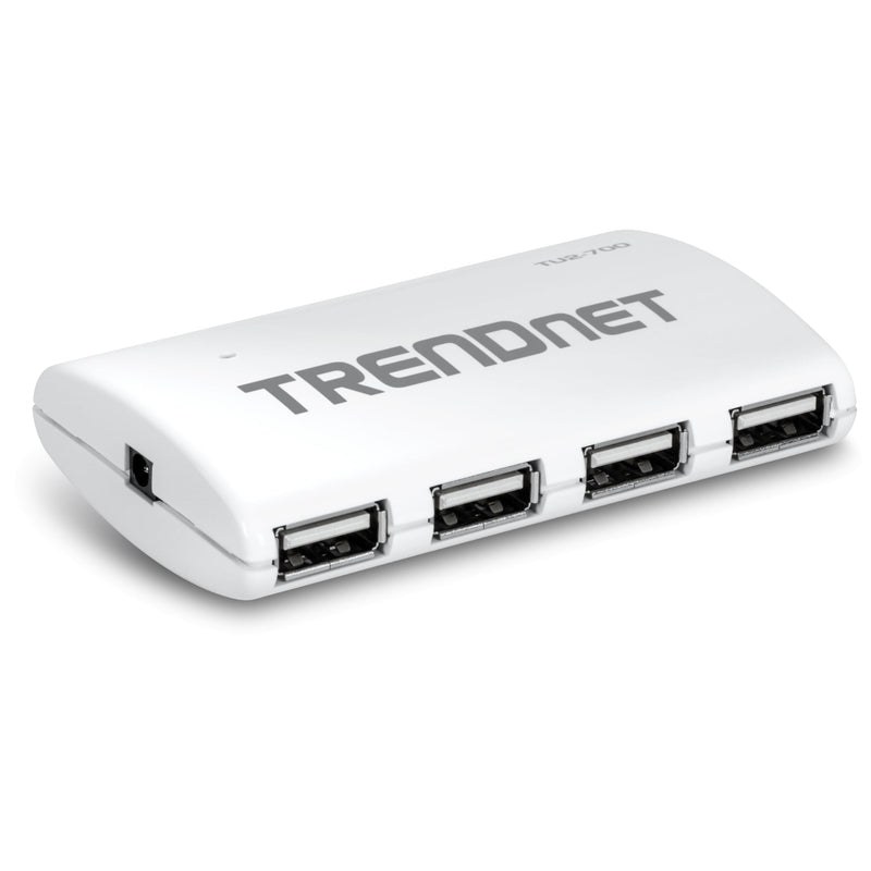 TRENDnet 7-Port USB 2.0 Hub, TU2-700, 7 x USB 2.0 Ports, Backwards Compatible with USB 1.1, Compatible with Windows and macOS, NDAA Compliant 7 Port