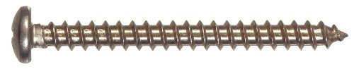 The Hillman Group 823346 Stainless Steel Pan Head Phillips Sheet Metal Screw, 14-Inch x 2-Inch, 100-Pack