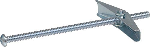 Hillman Toggle Bolts, 3/16in x 3in, 50 Pack, Zinc 3/16 X 3 Inch