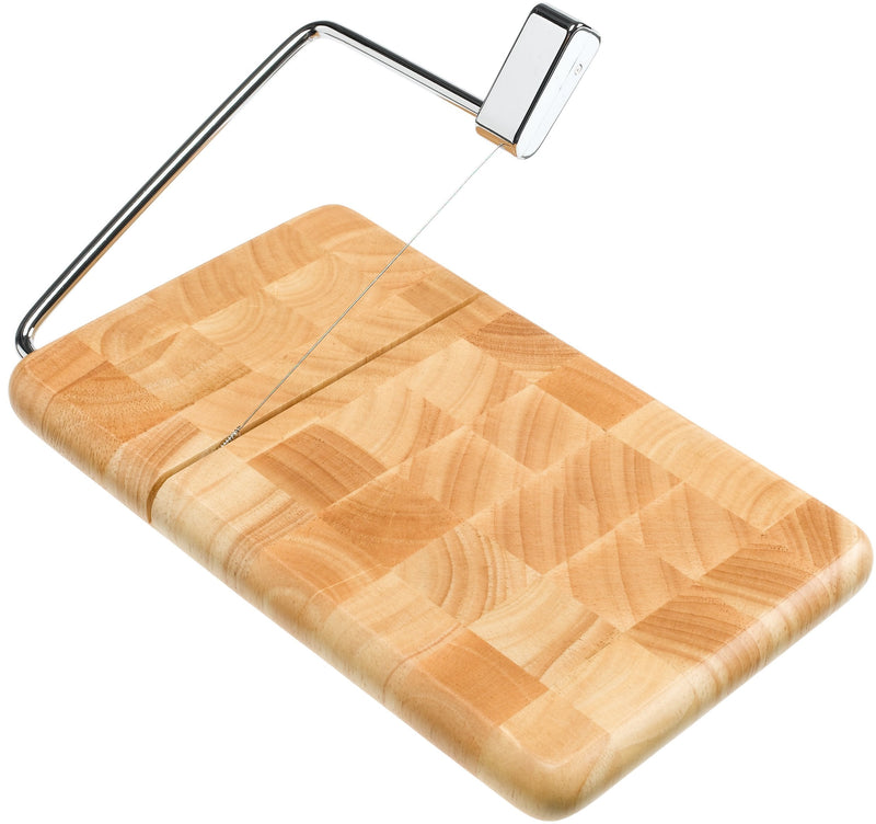 Prodyne Butcher Block Cheese Slicer, 9 1/2" x 6",End Grain Beechwood 9 1/2" x 6"