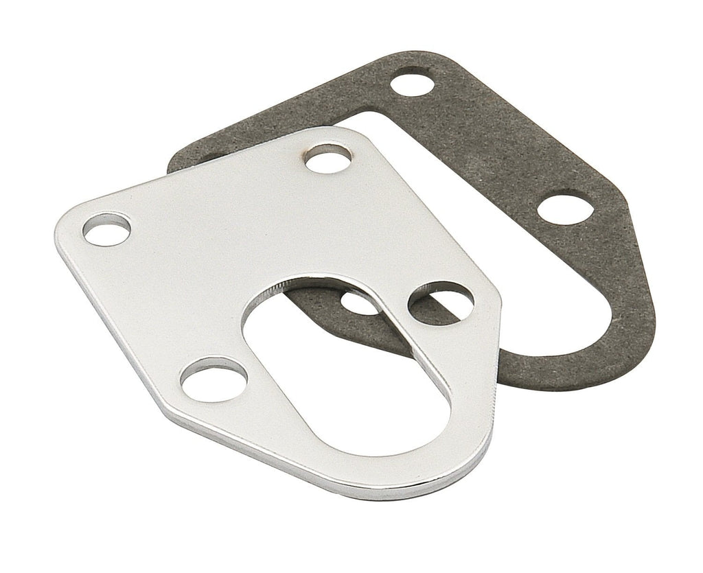 Mr. Gasket - 1514 Fuel Pump Mounting Plate, MTG PLT Sb Chev, Silver