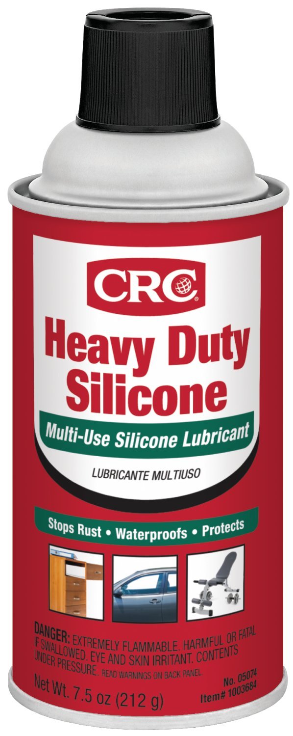 CRC 05074 Heavy Duty Silicone Lubricant - 7.5 Wt Oz. 7.5 Oz