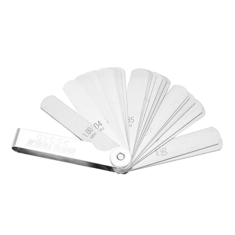 OEMTOOLS™ 25345 Metric Feeler Gauge with 25-Blade 25 Blade (0.04–1.00 mm)