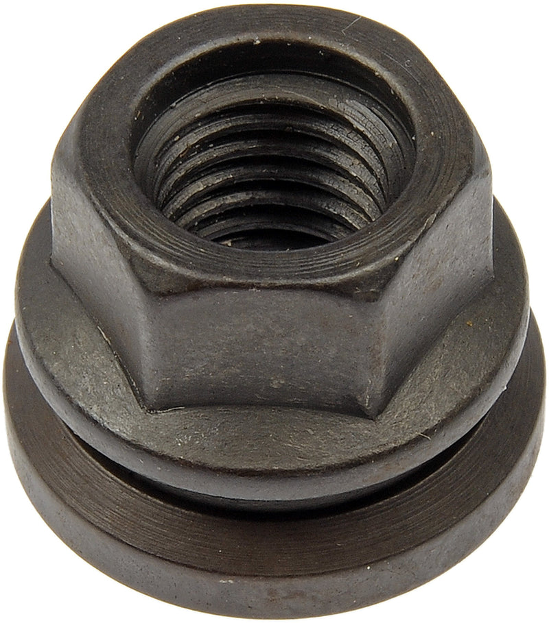 Dorman 611-196 Wheel Nut M14-2.0 Flanged Flat Face - 21 mm Hex, 22.6 mm Length Compatible with Select Ford / Lincoln Models, 10 Pack