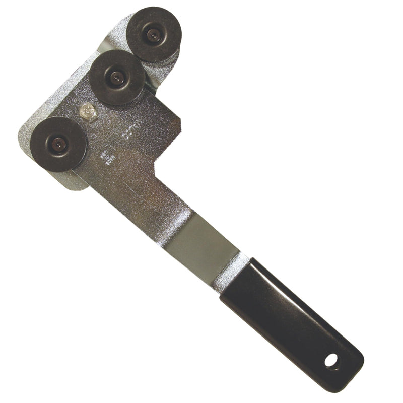 Malco DS3 Locking Duct Stretcher | Heavy-Duty Steel Frame | Offset Handle to Protect Knuckles | Professional HVAC Tool for Drive Cleat Installation | Replaceable Wheels