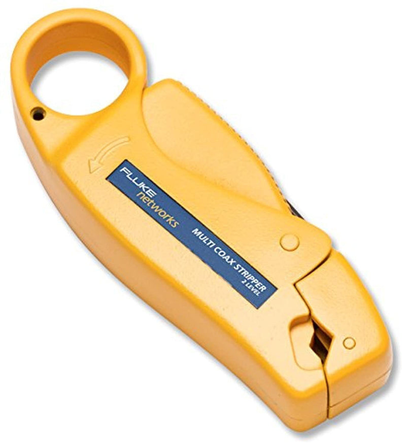 Fluke Networks 11231255 Multi-Level Coax Cable Stripper, 2 and 3 Level for RG58/59 Coaxial Cable 2 and 3 Level for RG58/59 Coax Cable