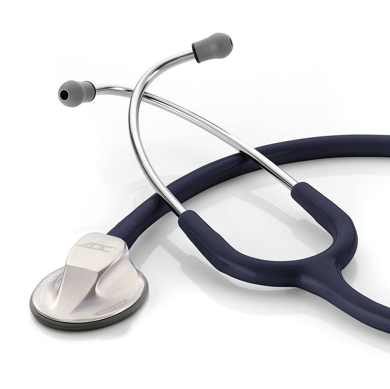 ADC Adscope 615 Platinum Professional Clinician Stethoscope with Tunable AFD Technology, 30.5 inch Length, Navy