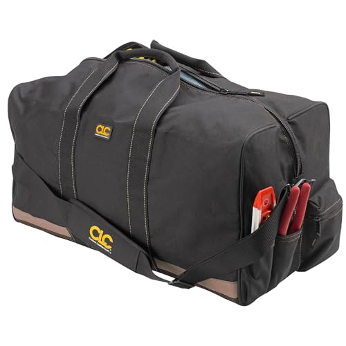 CLC Custom Leathercraft 1111 24 in. All Purpose Construction Gear Bag with 7 Outside Pockets
