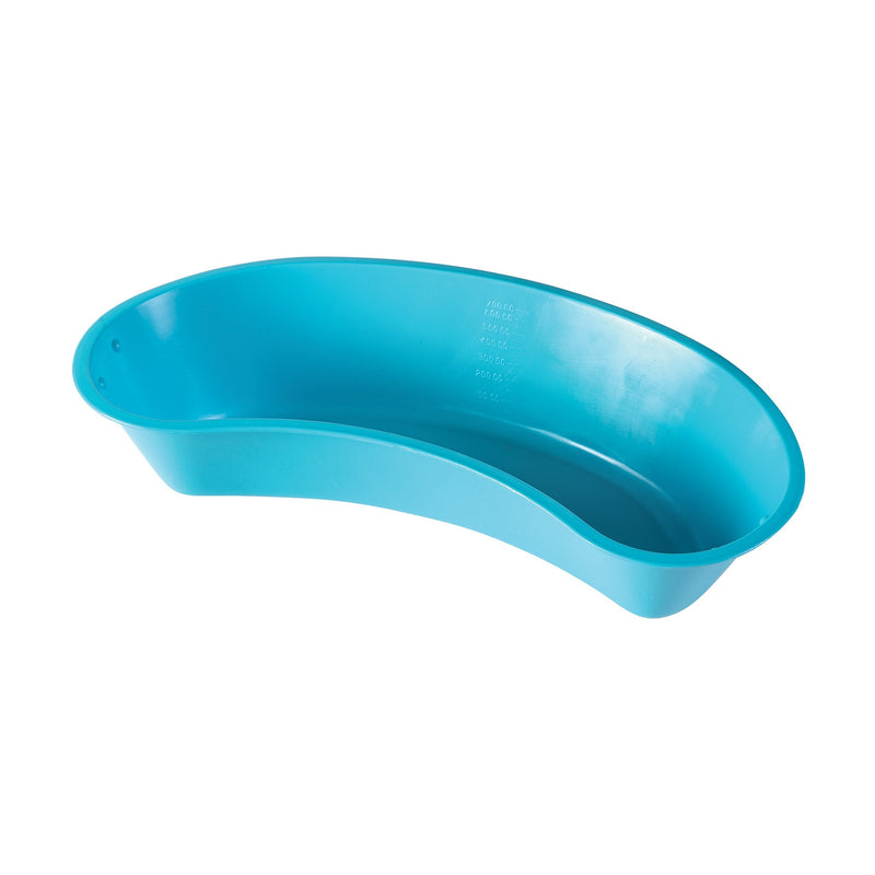 DMI Emesis Basin, Autoclavable, Kidney Shaped, Durable Design, Visual Measurements, Made in USA
