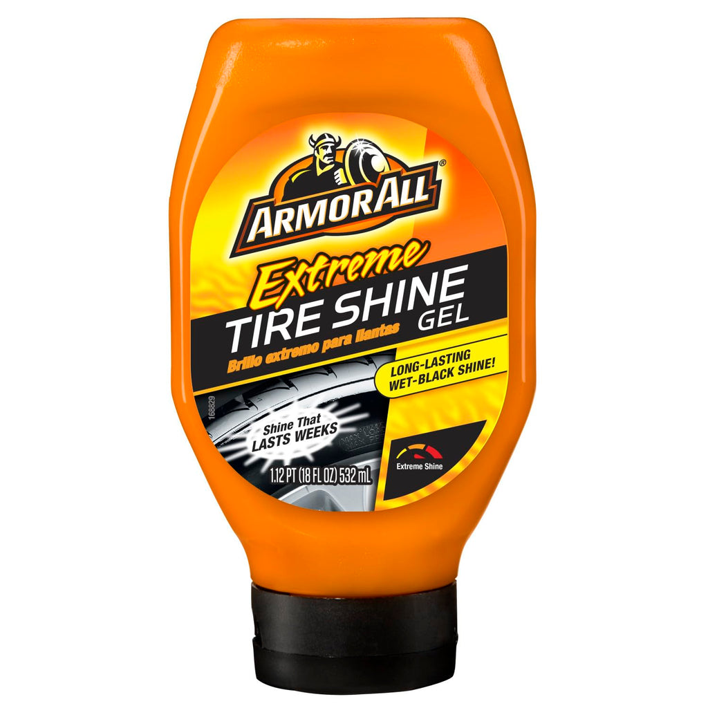 Armor All Extreme Tire Shine Gel by Armor All, Tire Shine for Restoring Color and Tire Protection, 18 Fl Oz 18 Fl Oz (Pack of 1)