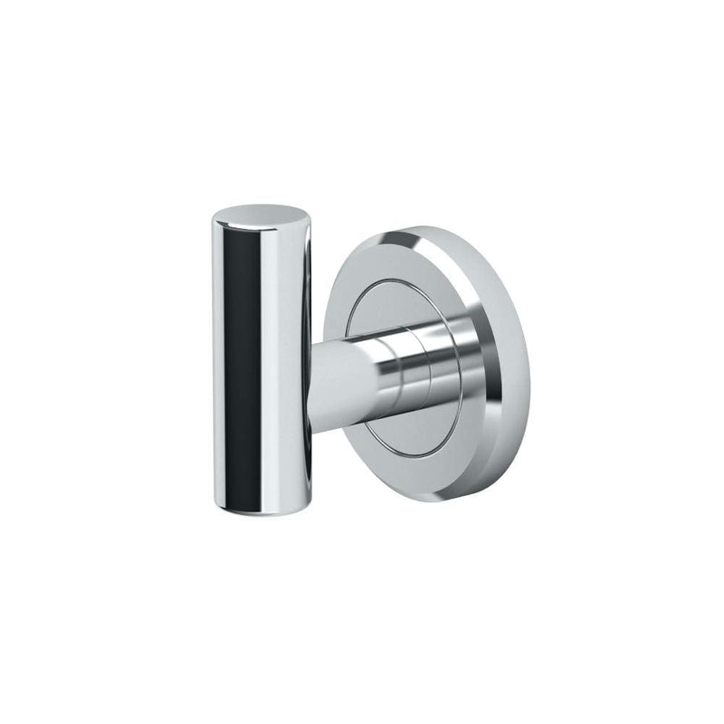 Gatco 4245 Latitude II Single Robe Hook, Wall Mounted Bathroom Towel & Robe Hook, Chrome Finish
