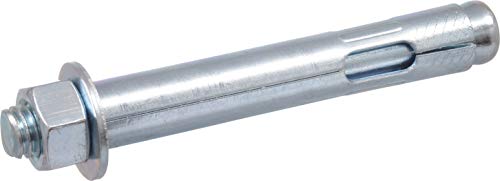 The Hillman Group 370814 Hex Head Sleeve Anchor, 5/8 X 4-1/4-Inch, 10-Pack 5/8" x 4-1/4"