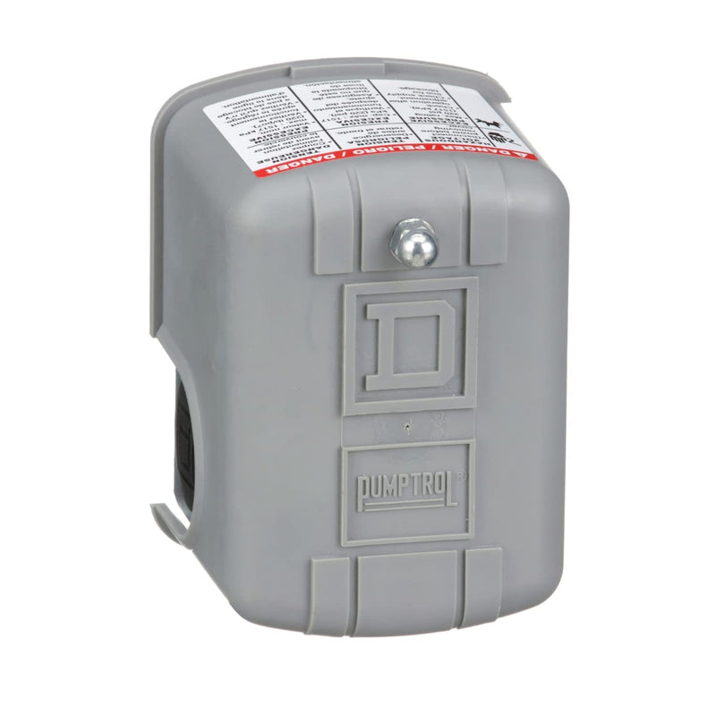Telemecanique Sensors 9013FSG2J20 Air-Pump Pressure Switch, NEMA 1, 20-40 psi Pressure Setting, 20-65 psi Cut-Out, 15-30 psi Adjustable Differential