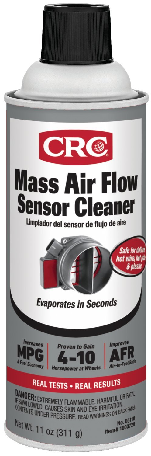 CRC 05110 Mass Air Flow Sensor Cleaner - 11 Wt Oz. Clear Colorless Liquid 11 Ounce (Pack of 1)