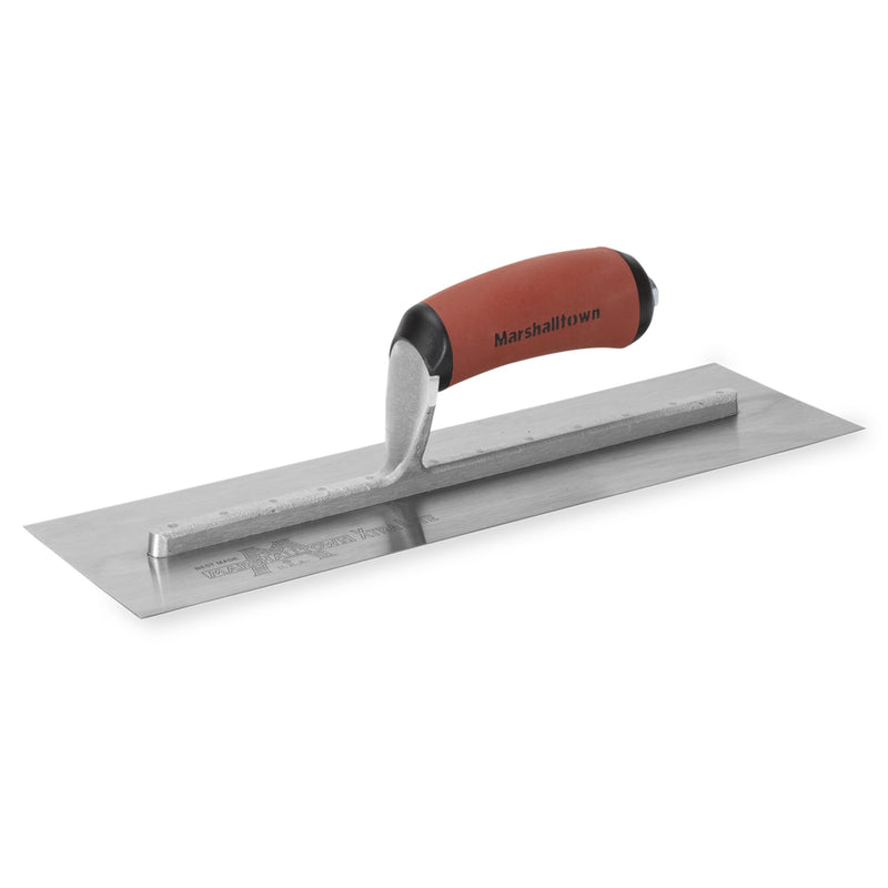 MARSHALLTOWN High Carbon Steel Finishing Trowel, 4 x 14 Inch Concrete, Masonry and Drywall Finishing Tool, Assembled in USA, MXS57D 3 x 14 Inch