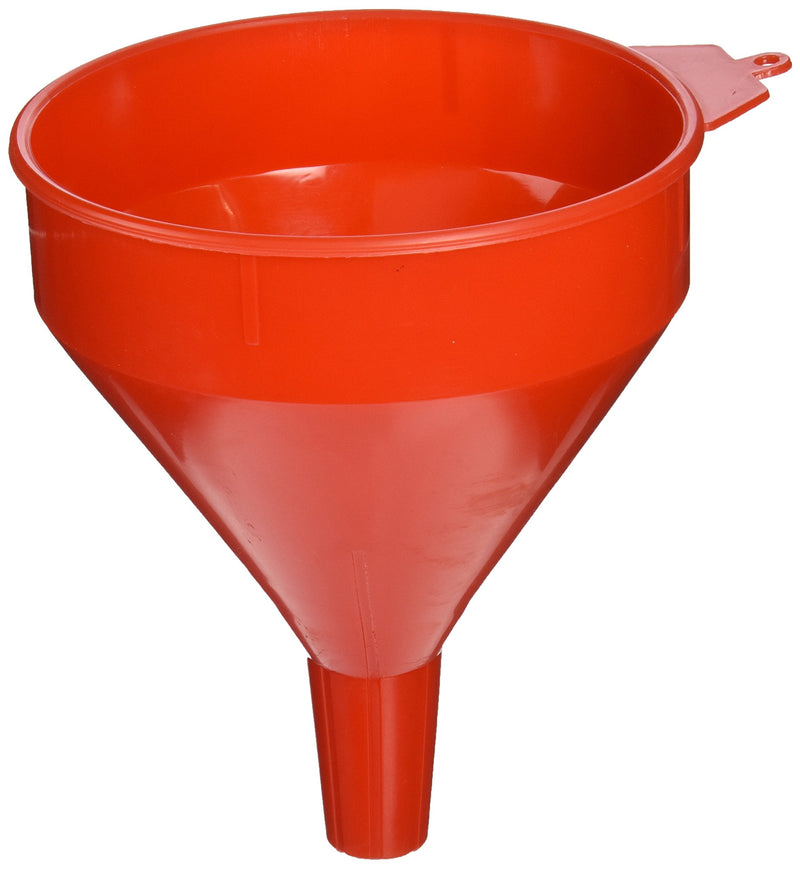 LubriMatic 75-070 Polyethylene Plastic Funnel w/ Screen - 2 Quart