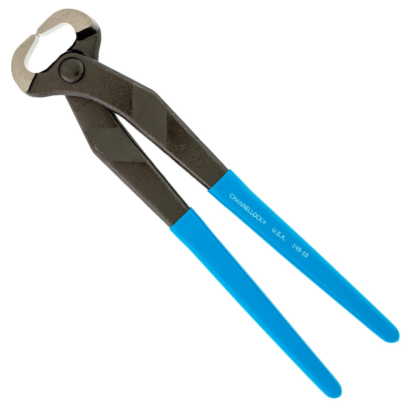 Channellock 148-10 End Cutting Nippers, 10 In, Metallics|Silver metallic 10-Inch