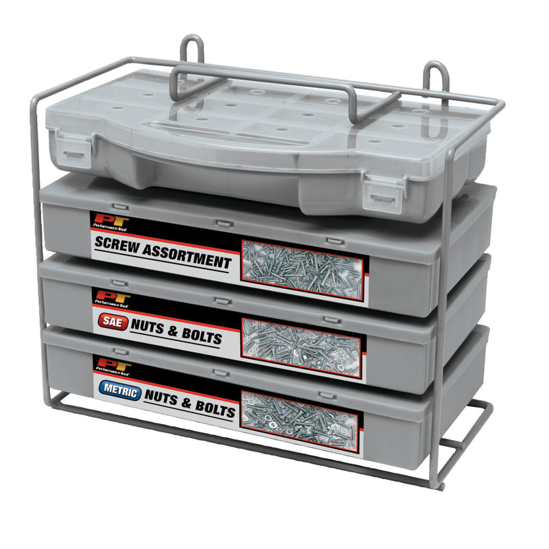 Performance Tool W5226 SEA/Metric Nut and Bolt Assortment with Case, 1,200 pieces W5226 1200pc Nut & Bolt Assortment