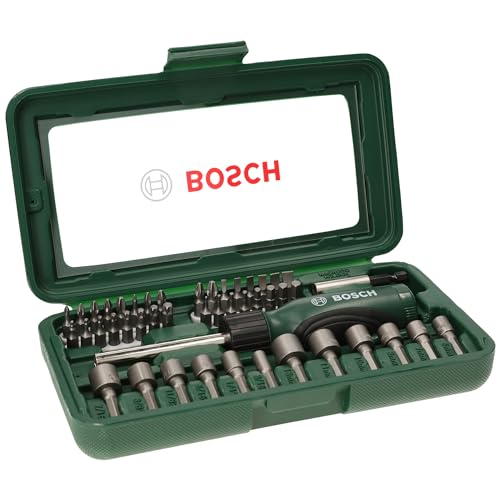 Bosch 2607019504 Screwdriver set (46 Piece), Assorted color Single