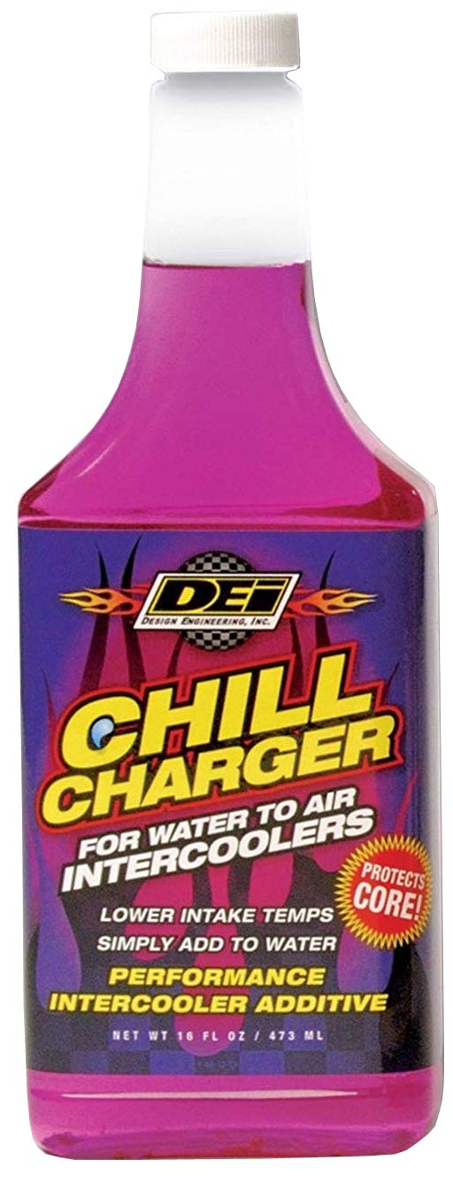 DEI Chill Charger Water-to-Air Intercooler Additive Engine Coolant for Auto Turbo and Supercharger Systems Lowers Intake Temperatures 16 oz