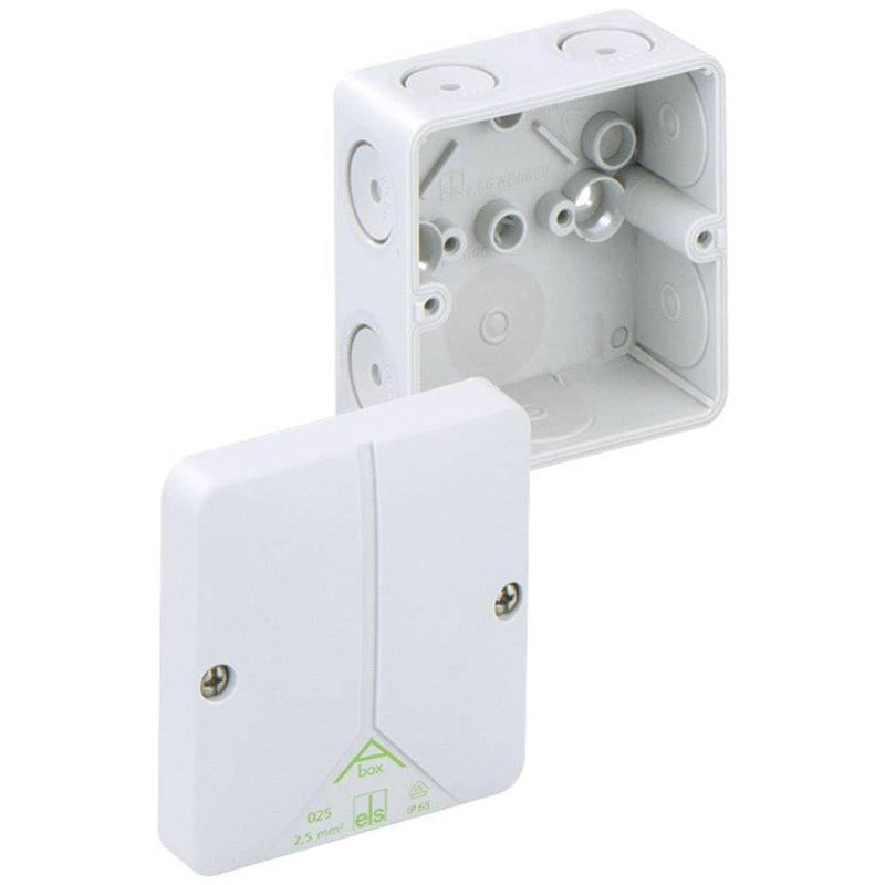 Spelsberg Abox 025 Sb-L Junction Box 80290701 Junction | Empty housing for cable junction, IP65 certified, robust junction box, 80 x 80 x 52 mm, reliable electrical installation