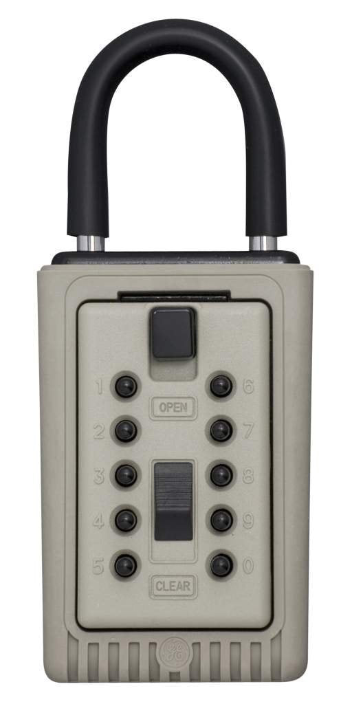 Kidde AccessPoint 001404 KeySafe 3-Key Portable Push Button Key Safe Box, Clay