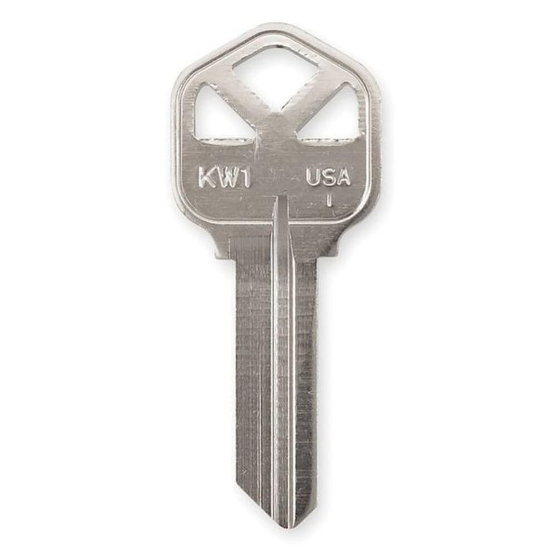 Key Blank, Nickel, Type 1176, 5 Pin, PK50 One Size