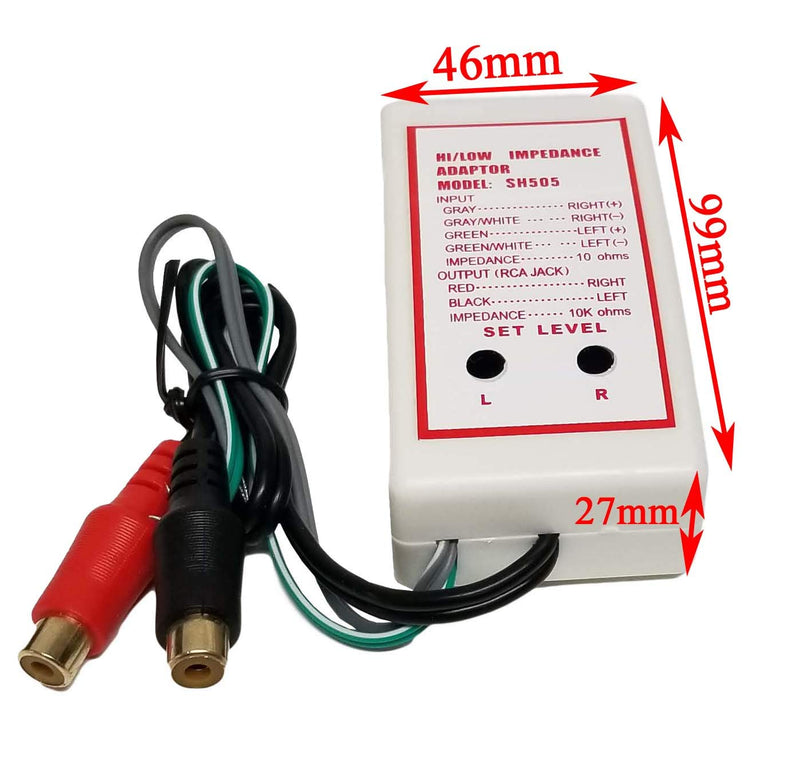 Bass Rockers HLC100 High/Low Impedance Converter