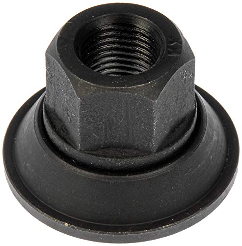 Dorman 611-127 Wheel Nut 9/16-18 Flanged Flat Face - 7/8 in. Hex, 1-1/16 in. Length Compatible with Select Ford Models, 10 Pack