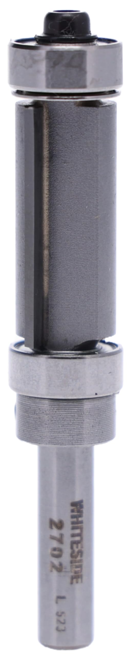 Whiteside 2702 Combination Flush Trim Router Bit: 1/2 Inch Cutting Diameter, 1 Inch Cutting Length, 1/4 Inch Shank, 2-5/8 Inch Overall Length, B3 & B9 Bearings
