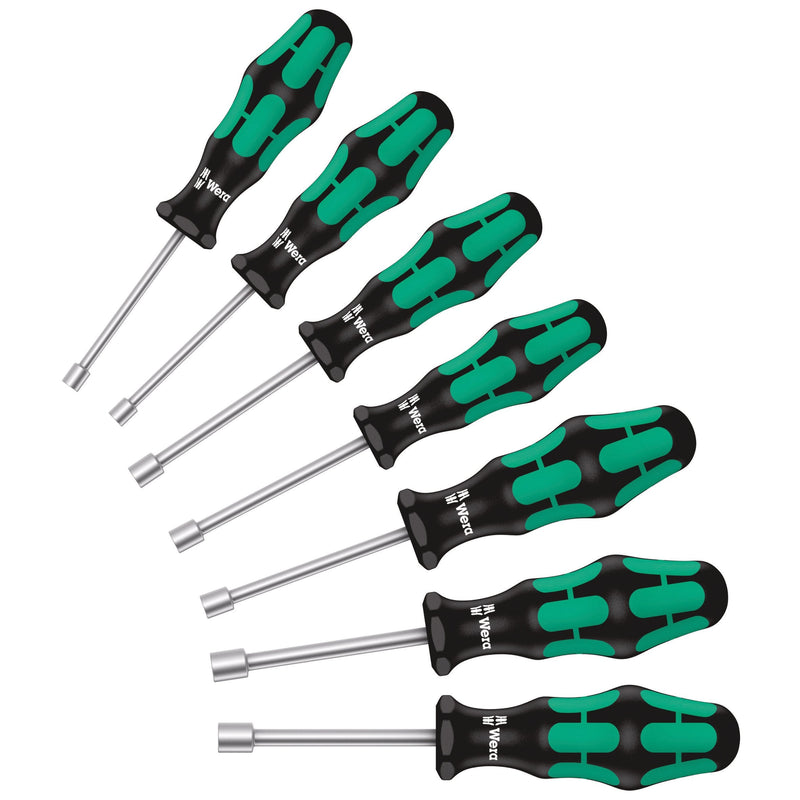 WERA 05029510001 395 HO/7 SM Nutdriver Set, 7 Pieces Classic