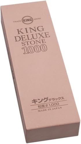 KING Grain Sharpening Stone, #1000, Medium No.1000 (Standard Model); Granularity: #1000; For medium finish