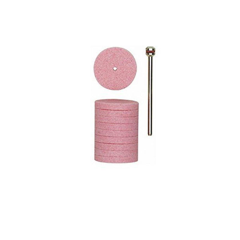 Proxxon 28302 Corundum Sanding Discs 22 mm Pack of 10 + 1 Carrier