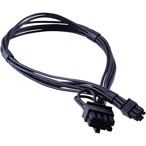 2 Pcs Mini 6-pin to 8-pin Pci-e Video Card Power Cable for Mac Pro / G5