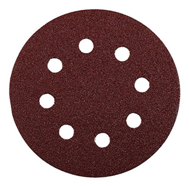KWB Quick Self Stick Sanding Pads, Wood and Metal 125 mm Diameter, hole-punched 5419 - 06 Discs - Economy Pack Diameter: 125 mm K-60