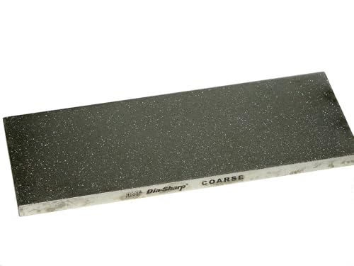 DMT D8X Diamond Dia-Sharp Bench Stone, Tool, Blade, Knife Sharpener - Extra Coarse (220) Diamond Grit Flat Sharpening, Made & Crafted in the USA 8" x 3" x 0.38"