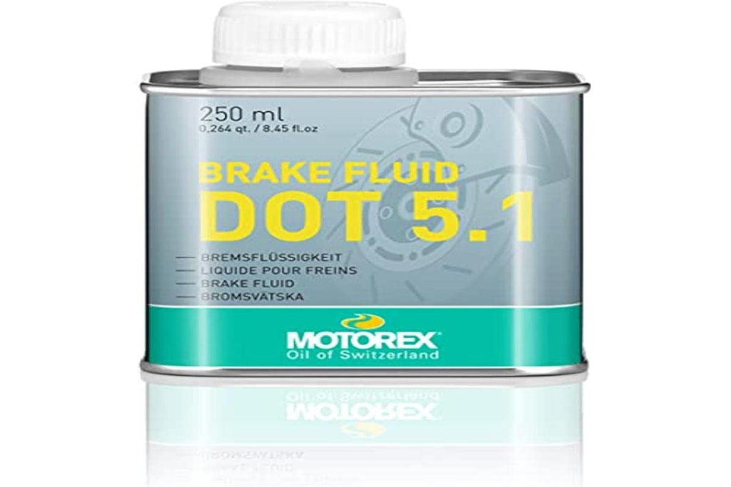 Motorex 300287 Hydraulic Brake and Clutch Systems Dot 5.1 Brake Fluid, 0.25 Liters