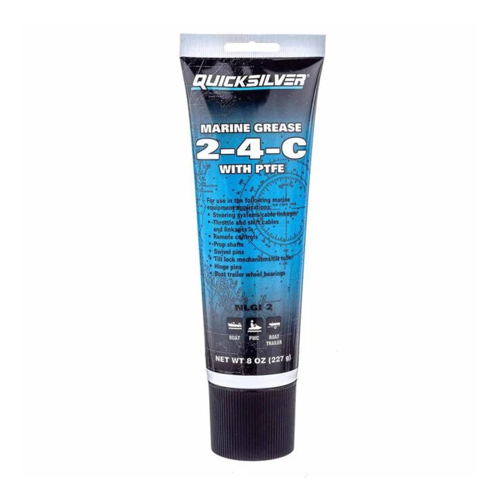 Quicksilver / Mercury 2-4-C Marine Lubricant / Grease w/ Teflon 8oz