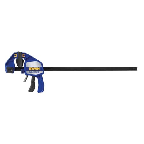 IRWIN QUICK-GRIP One-Handed Bar Clamp, Heavy-Duty, 24", 1964714 24 Inch