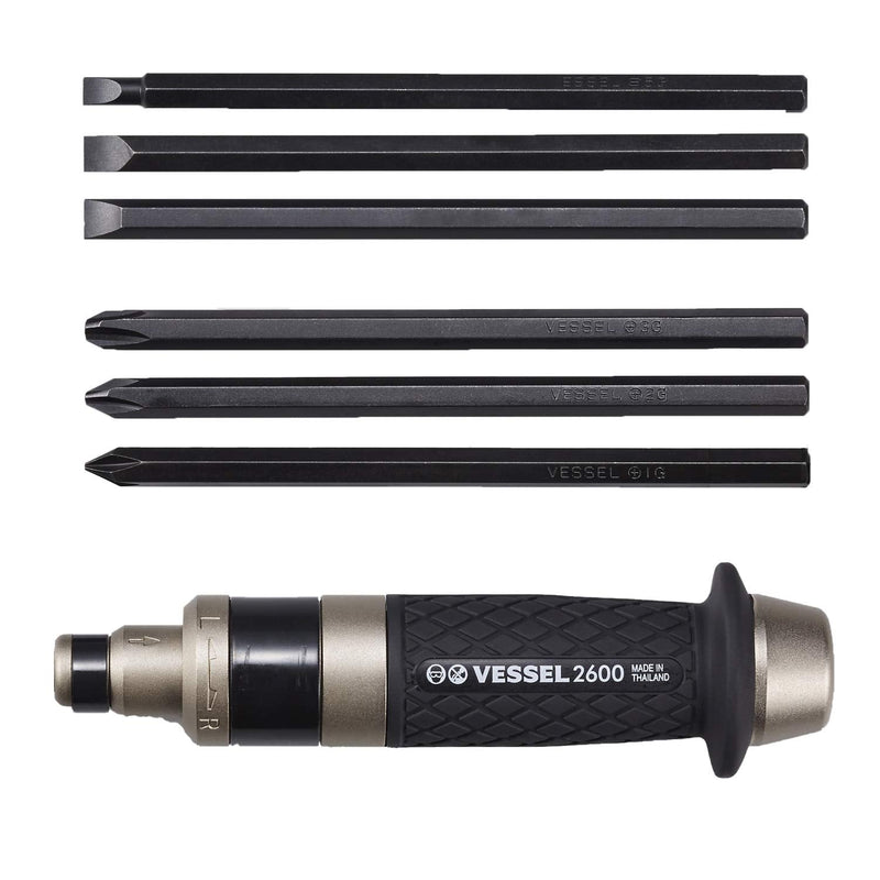 VESSEL Impact Driver 260002 Thin grip type