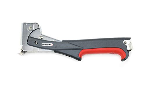 Arrow HTX50 Professional Heavy Duty Hammer Tacker, Manual Stapler for Construction and Insulation, Ergonomic Grip Handle, Dual-Capacity Rear-Load Magazine, Fits 5/16”, 3/8", or 1/2" Staples , Grey UNT