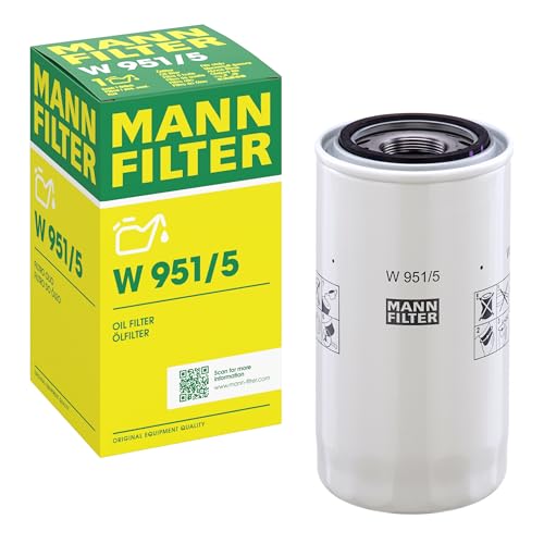 Original MANN-FILTER Oilfilter W 951/5 – Hydraulic filter – For Utility Vehicles