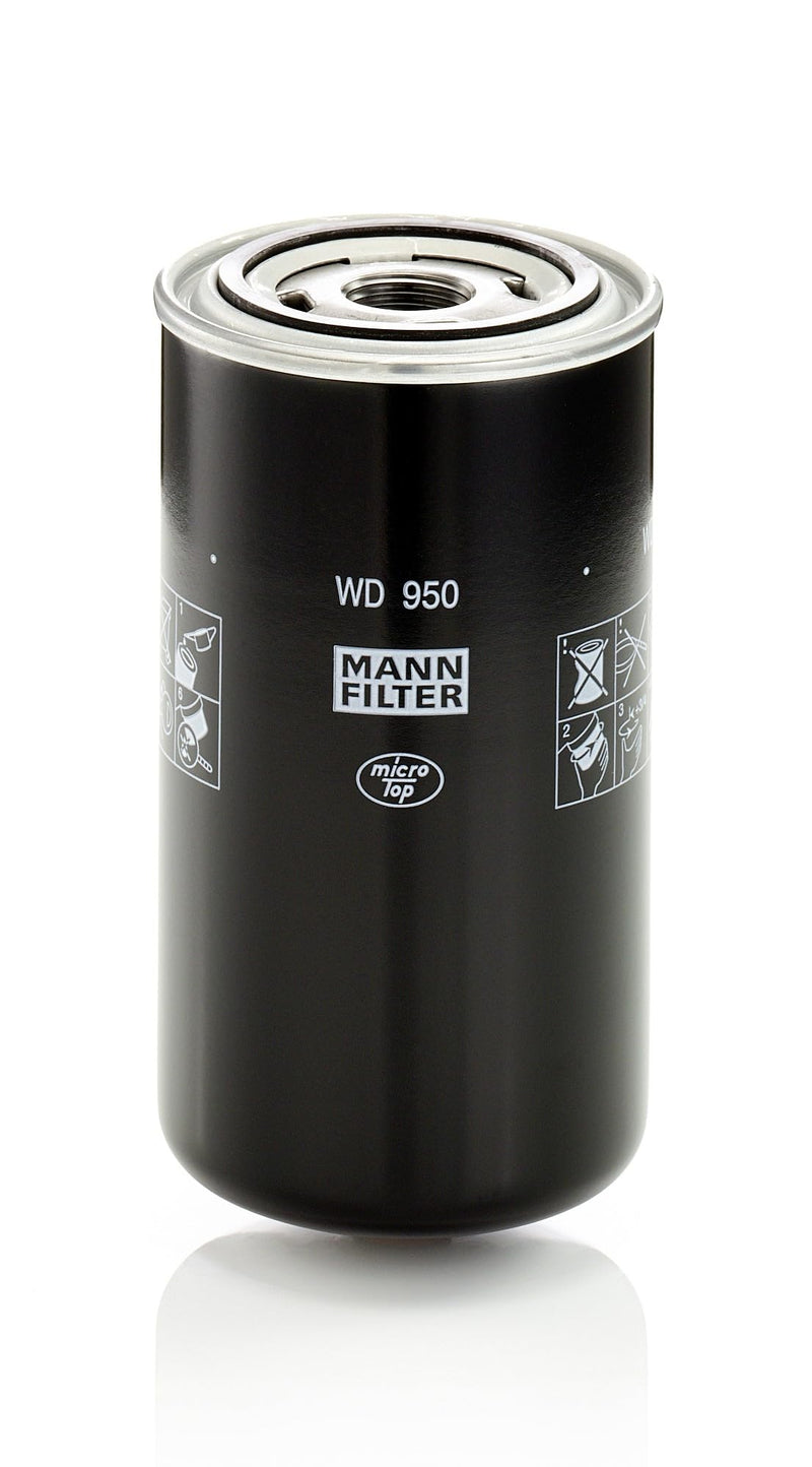 Original MANN-FILTER Hydraulic Oil Filter WD 950 – For Industrial, Agricultural and Construction Machinery