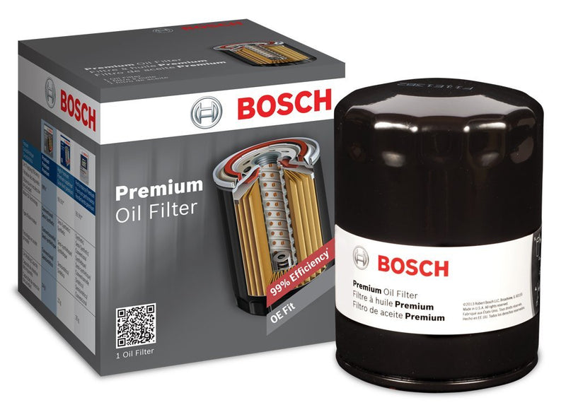 BOSCH 3334 Premium Oil Filter With FILTECH Filtration Technology - Compatible With Select Buick, Cadillac, Chevrolet, Chrysler, Dodge, GMC, Hummer, Jeep, Pontiac, Ram