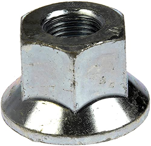 Dorman 611-128 Wheel Nut 5/8-18L Flanged Flat Face - 1-1/8 in. Hex, 1-1/16 in. Length, 10 Pack